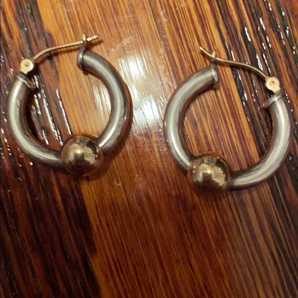 Cape cod hoop earrings